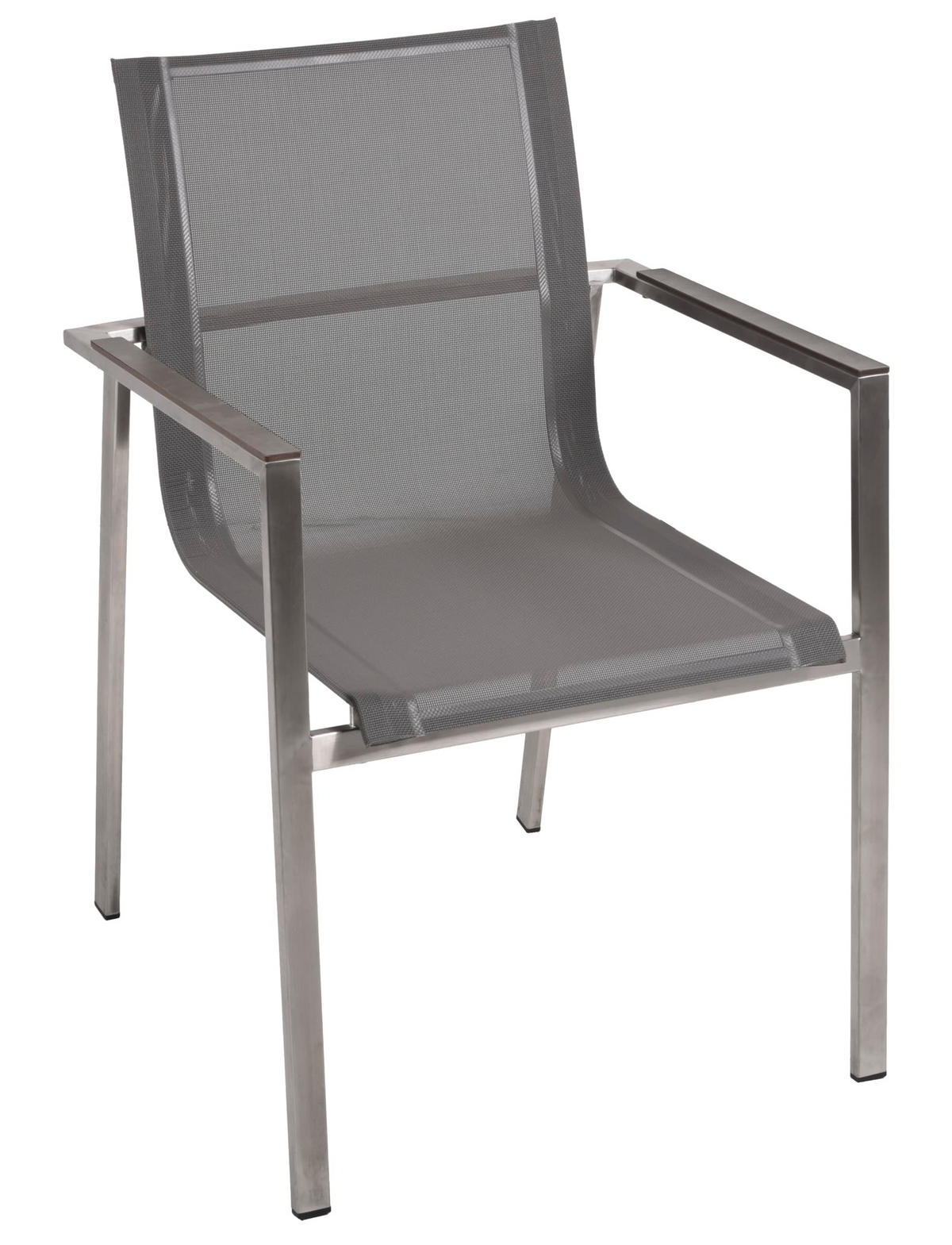 GARTEN-SITZGRUPPE Gino 9-teilig Gartenmöbel-Set - Grau, Kunststoff - DELUKE