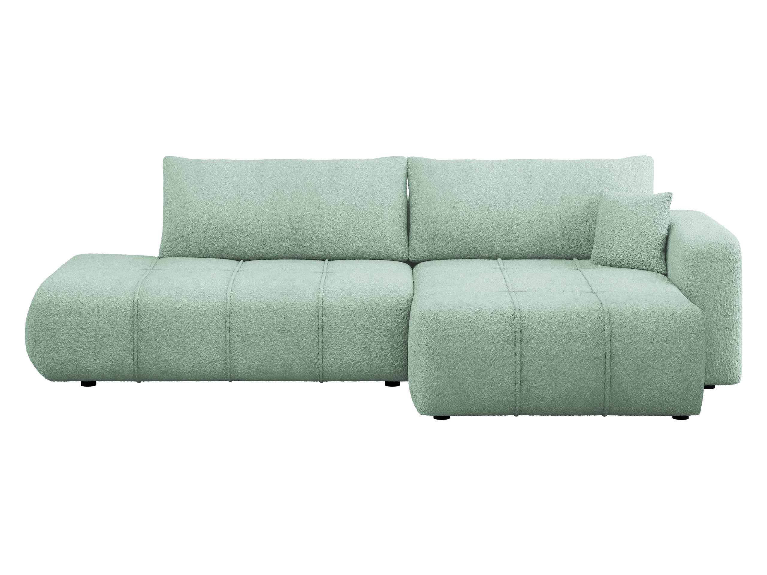 Mirjan24 Ecksofa Mintgrün 262x145 cm