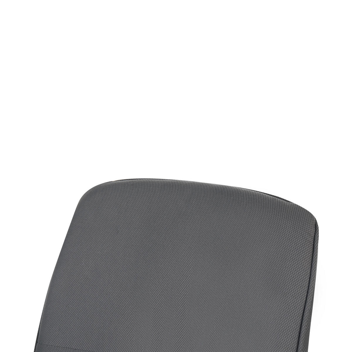 BÜROSTUHL Polyester Grau Ravishing - Grau, Kunststoff/Textil (67/93/53cm) - Beliani