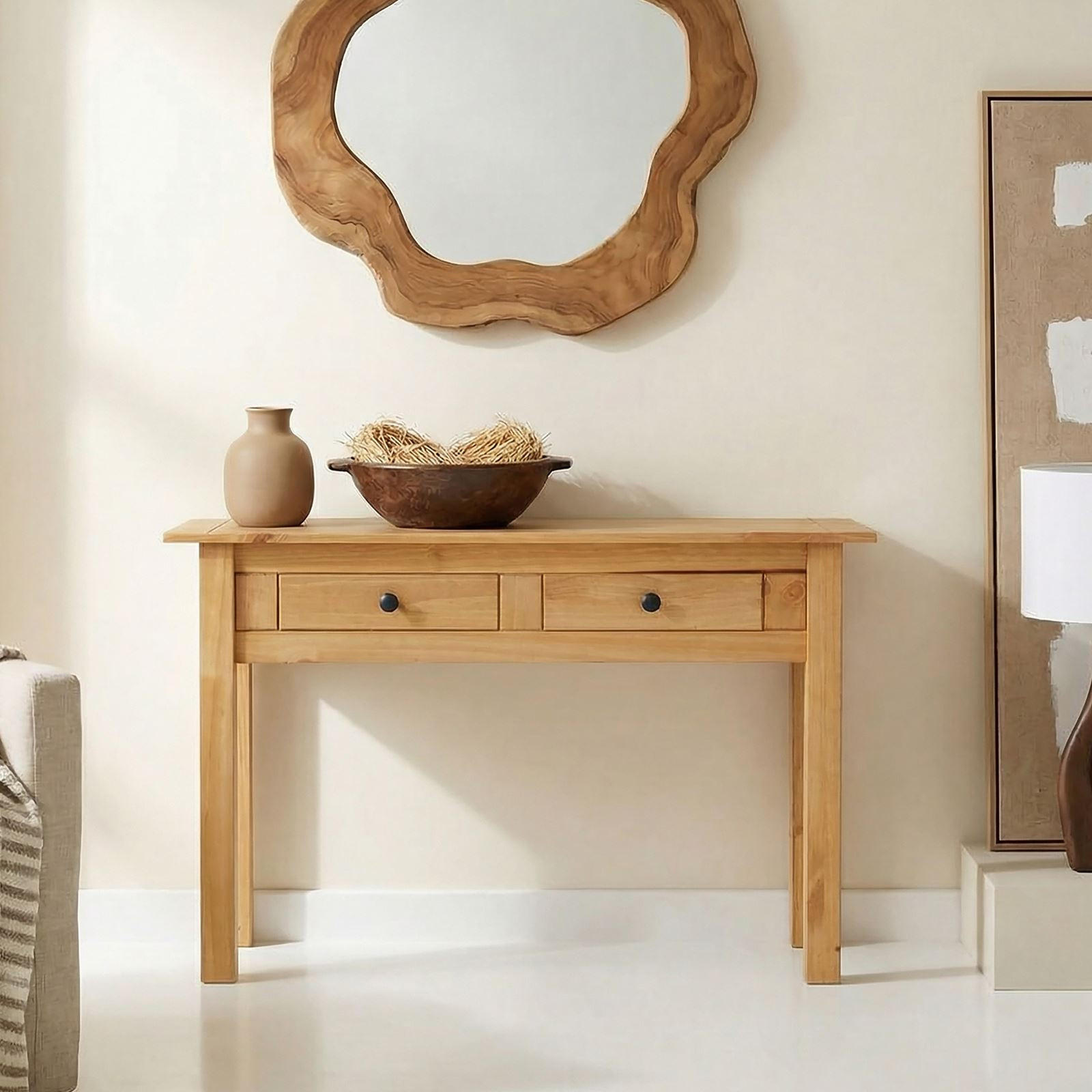 KONSOLENTISCH CANCUN - Kieferfarben, Holz (41/110/72cm) - CARO-Möbel