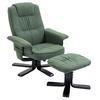 RELAXSESSELSET CHARLY - Dunkelgrün, Textil (76/87/61cm) - IDIMEX