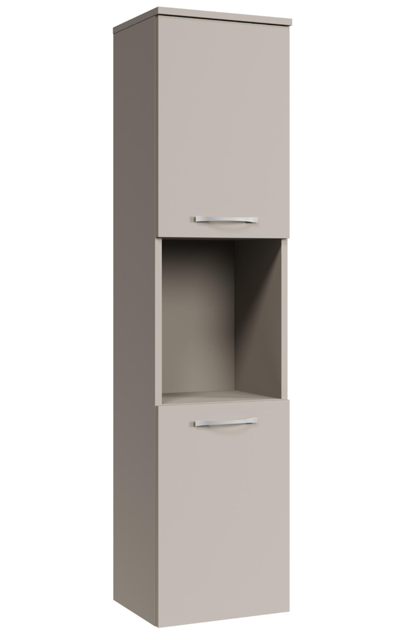 BADEZIMMERSCHRANK Montreal mit 2 Türen Cashmere - 30 x 30 x 130 cm - Kaschmir, Holz (30/131/30cm) - Badplaats