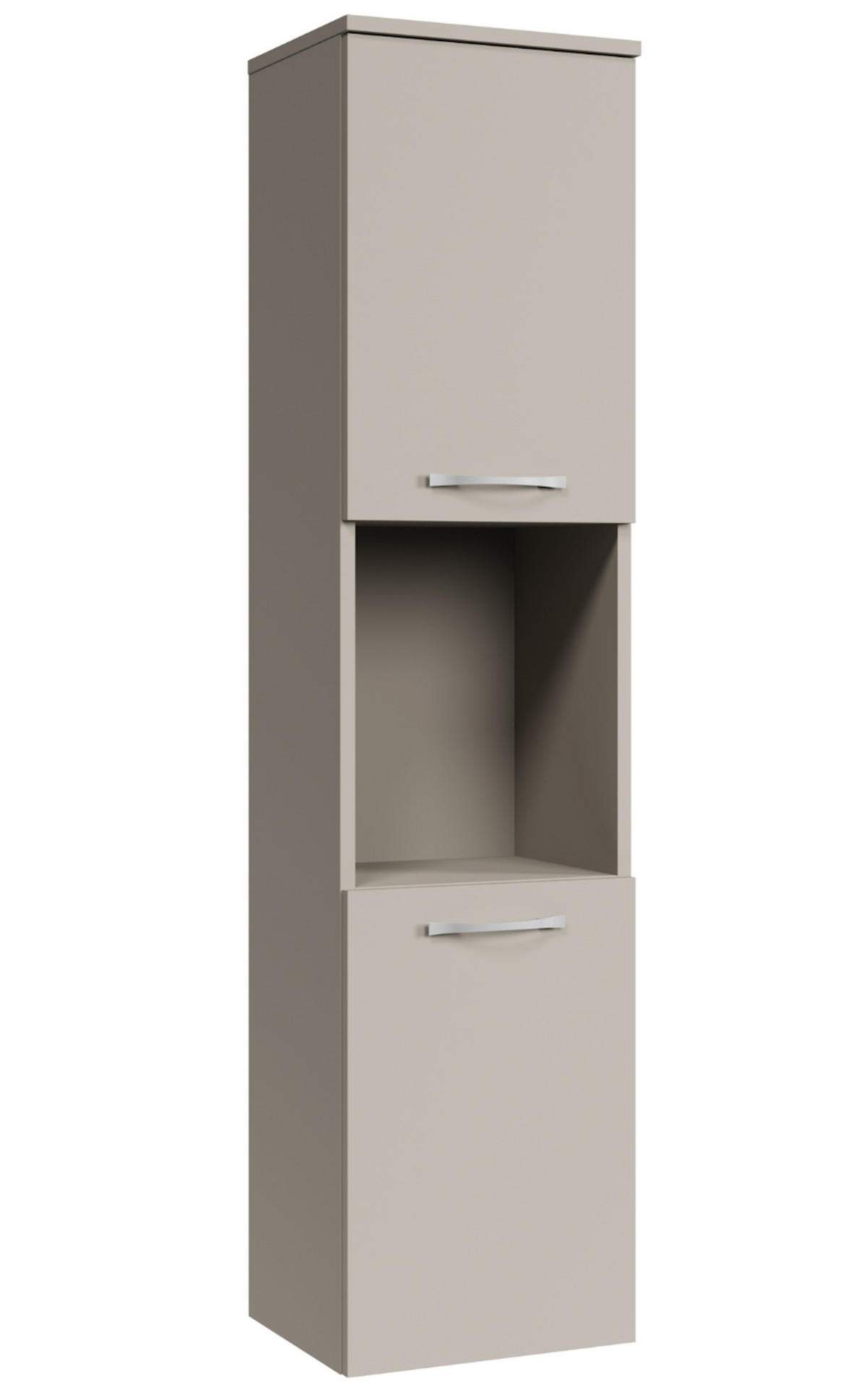 BADEZIMMERSCHRANK Montreal mit 2 Türen Cashmere - 30 x 30 x 130 cm - Kaschmir, Holz (30/131/30cm) - Badplaats