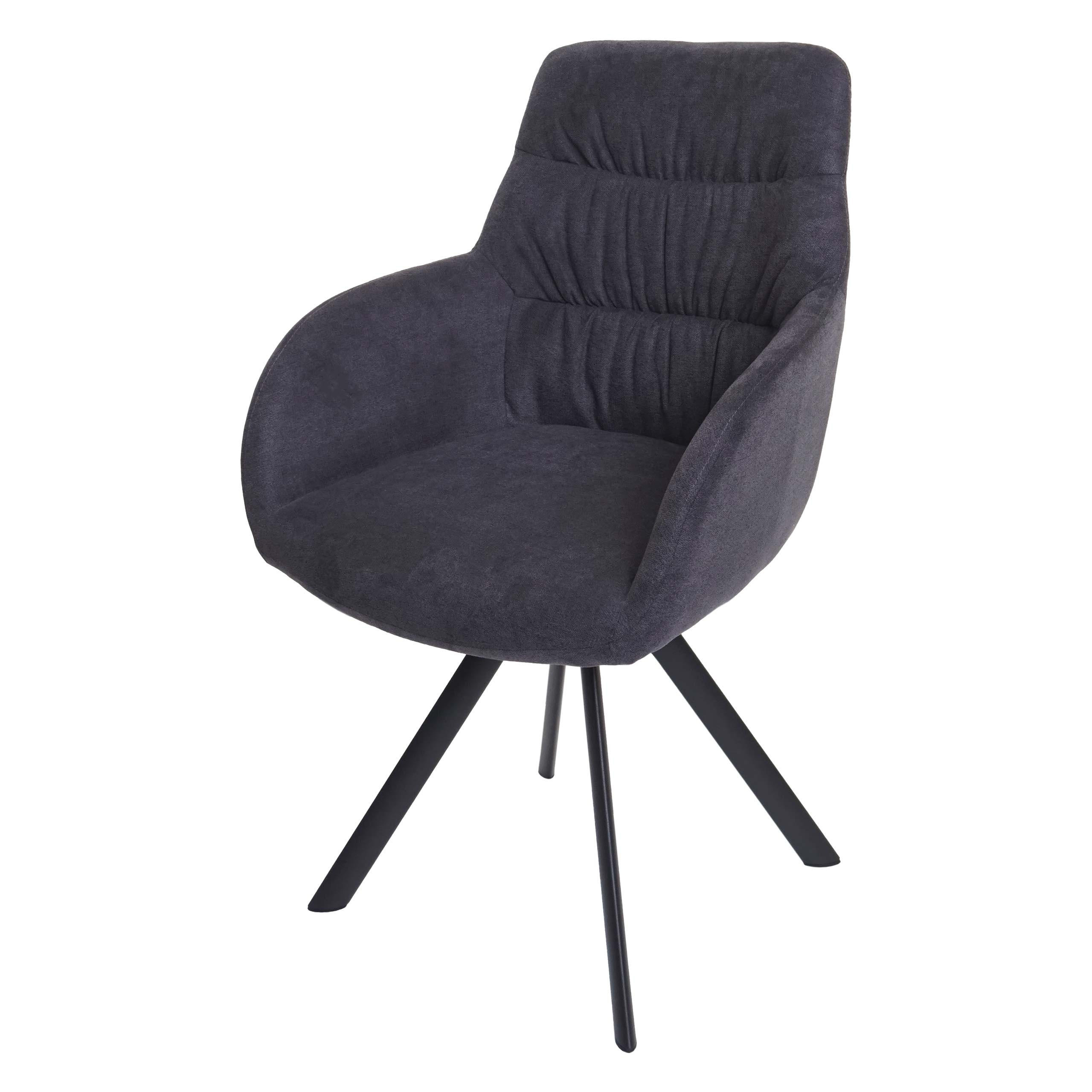 ESSZIMMERSTUHL Anthrazit - Anthrazit, Textil (57/94/47cm) - MCW