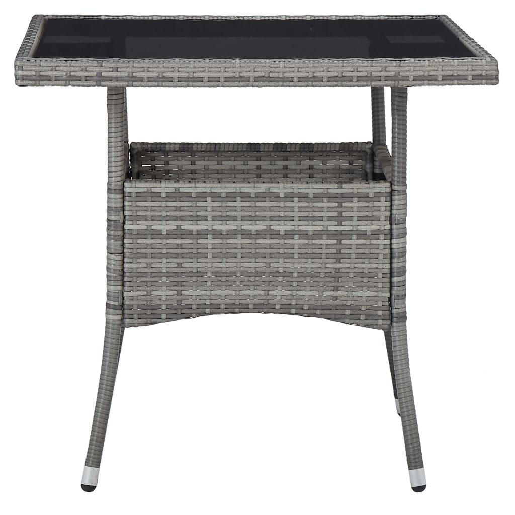 GARTENTISCH Tischhart 80/75/80 cm - Grau, Naturmaterialien (80/80/75cm) - ZMH
