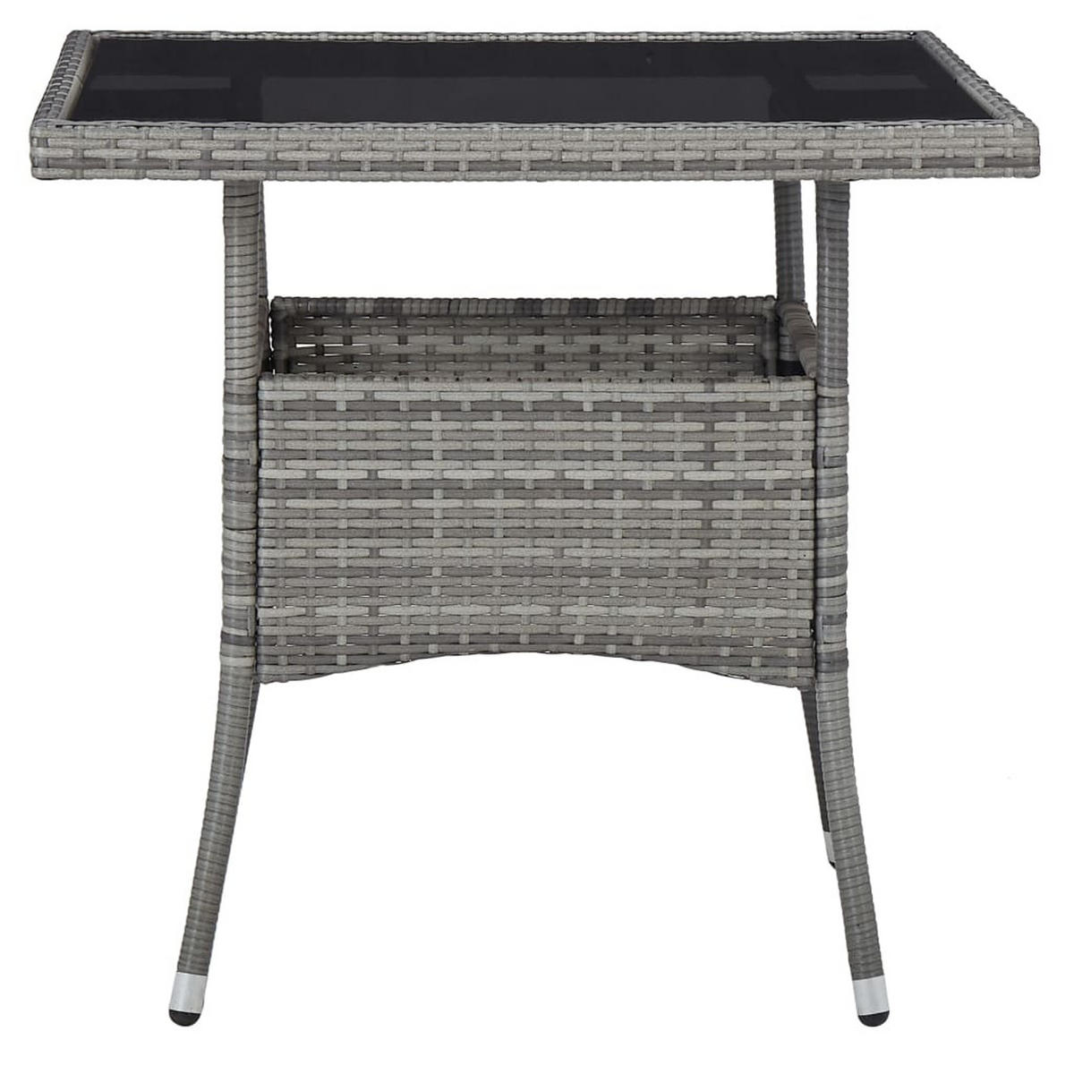 GARTENTISCH Tischhart 80/75/80 cm - Grau, Naturmaterialien (80/80/75cm) - ZMH