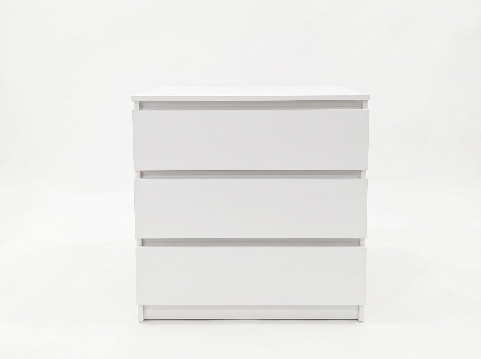 KOMMODE mit drei Schubladen in Weiß - Weiß, Holzwerkstoff (70/77/40cm) - Home Collective