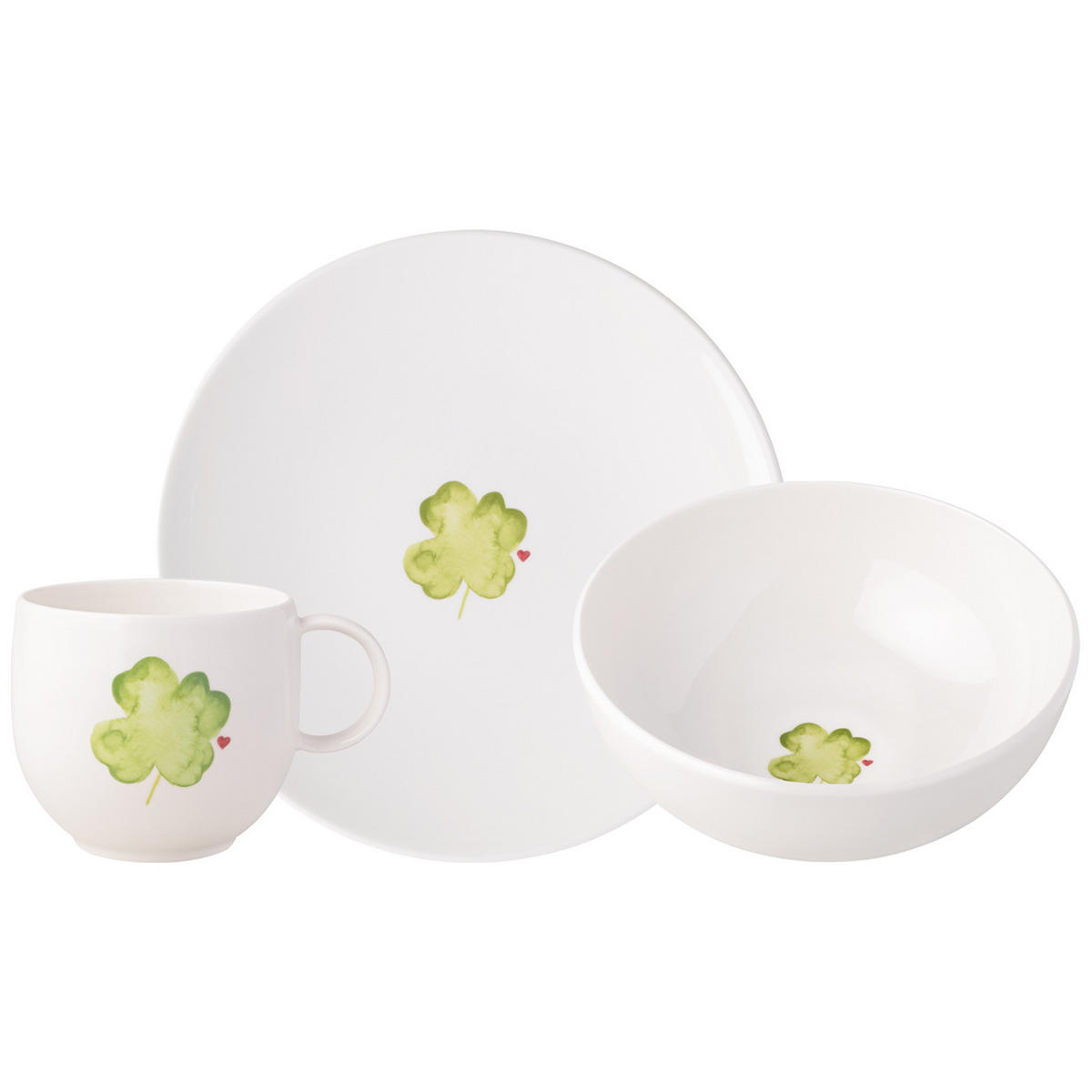 FRÜHSTÜCKSSET GOOD LUCK With Love bunt 3er Set - Multicolor, Keramik (1/1/1cm) - Villeroy & Boch