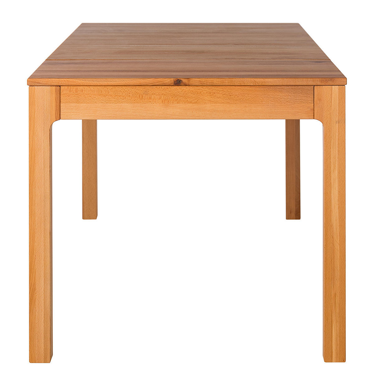 ESSTISCH - Massivholz - Buchefarben, Holz (80/120/75cm) - home24