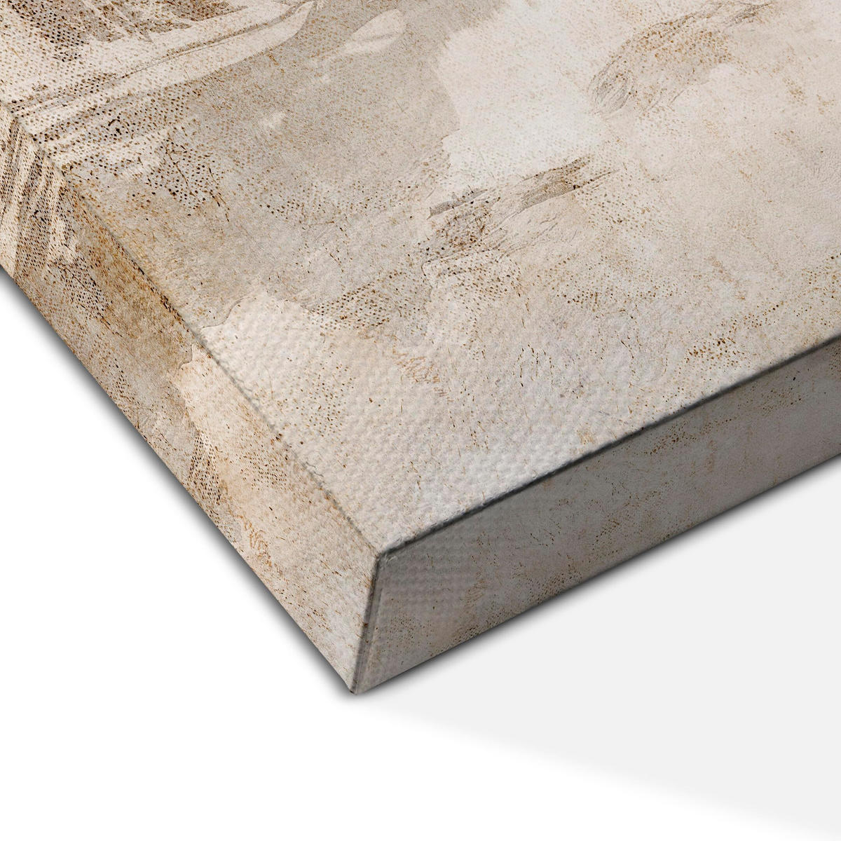 LEINWANDBILD Winter 5-tlg. 200x100 cm - Beige, Holz (200/100cm) - LUMASOUL