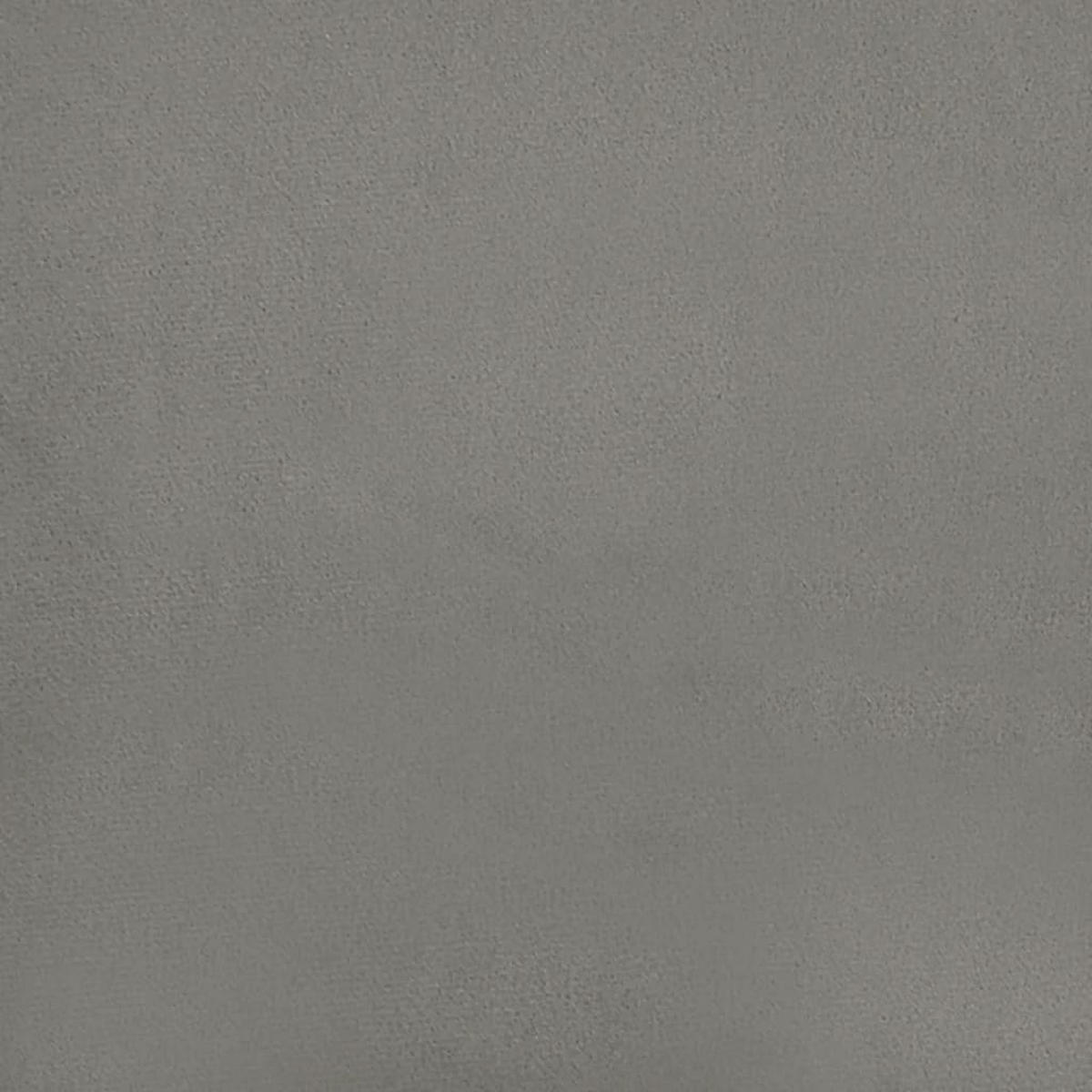 BETTGESTELL Ohne Matratze Hellgrau 180/200 Cm Samt - Grau, Textil (180/200cm) - vidaXL
