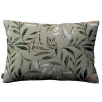 KISSENHÜLLE Eden grau und grün, 60x40cm - Grau, Textil (60/40cm) - Dekoria
