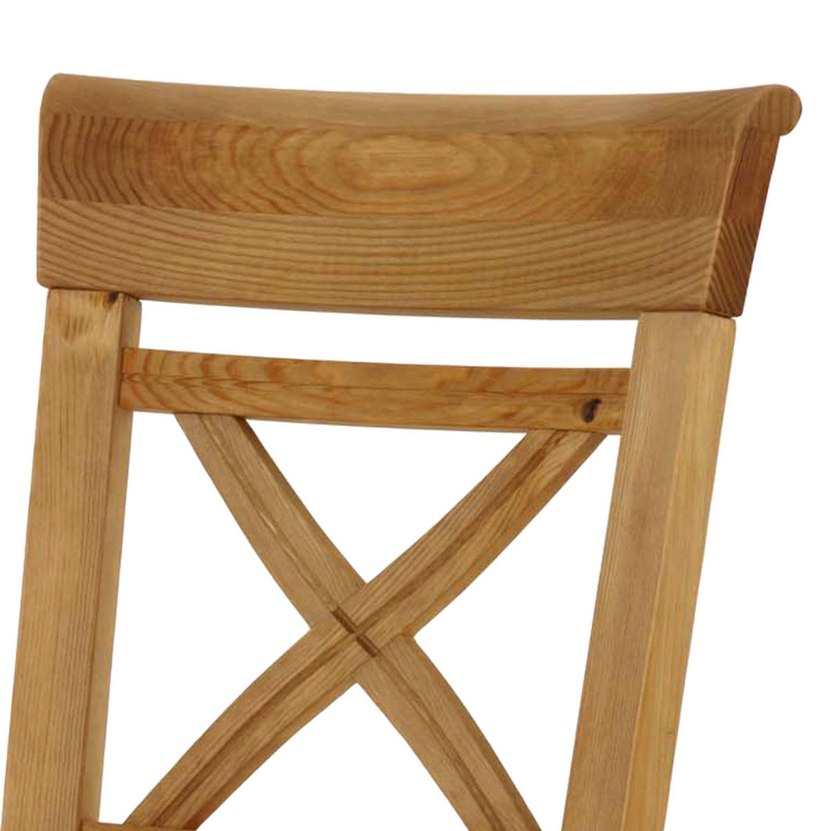 ESSZIMMERSTUHL - 2er-Set - Kiefer massiv - Kieferfarben, Holz (45/94/43cm) - home24