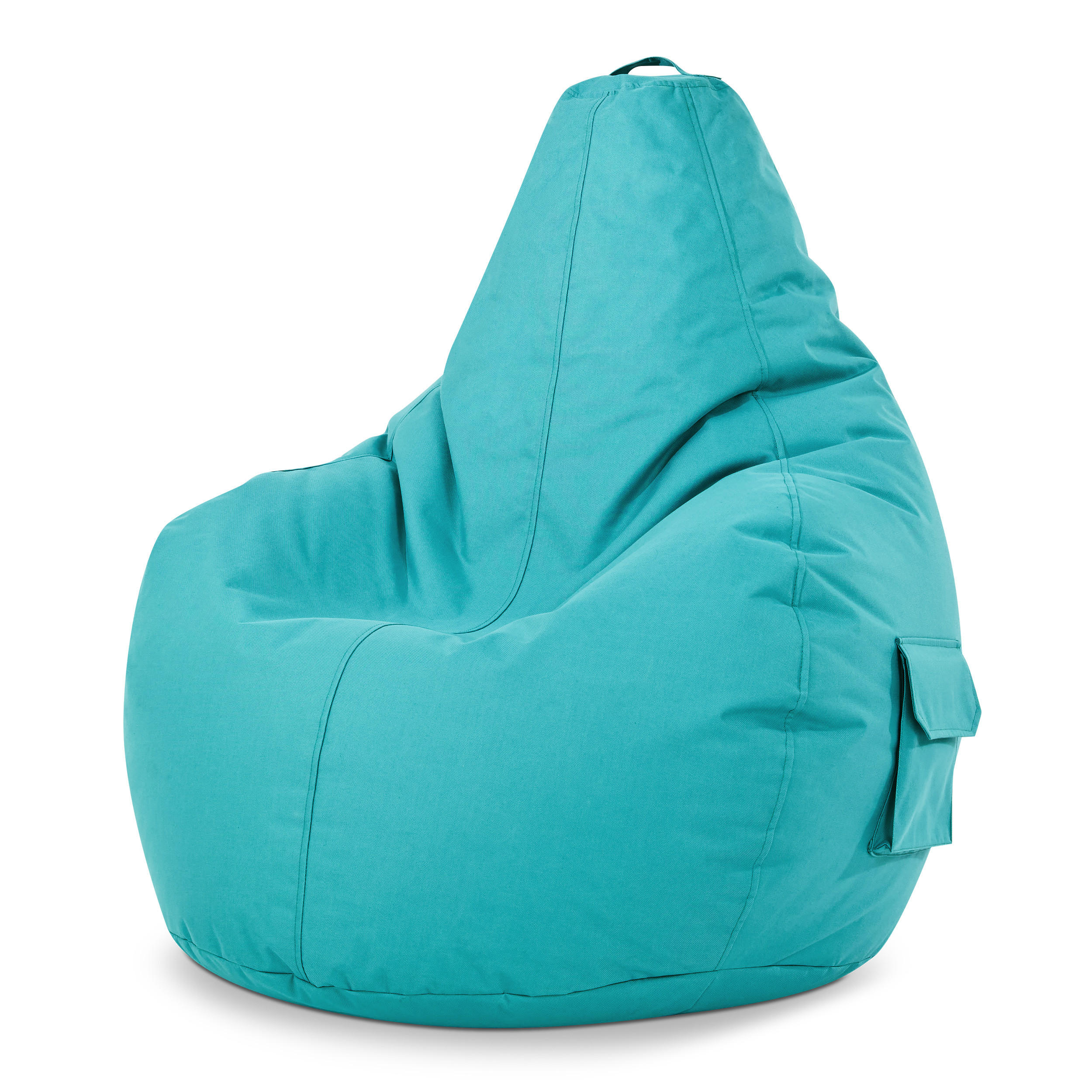 SITZSACK Lounge Chair "Cozy" 80x70x90cm - Hellblau, Textil (70/90/80cm) - Green Bean