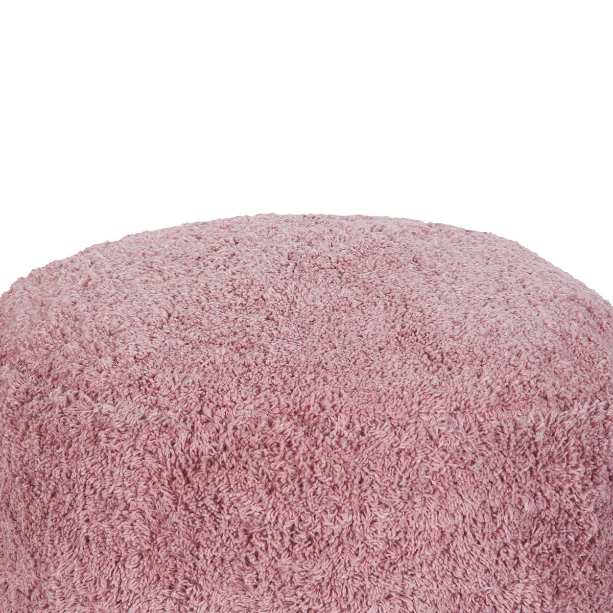 POUF Baumwolle Rosa Kandhkot - Pink, Textil (50/35/50cm) - Beliani