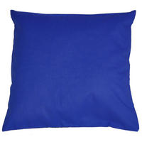KISSENBEZUG Basic 100% Baumwolle royal 80/80 cm - Blau, Textil (80/80cm) - beties Heimtextil