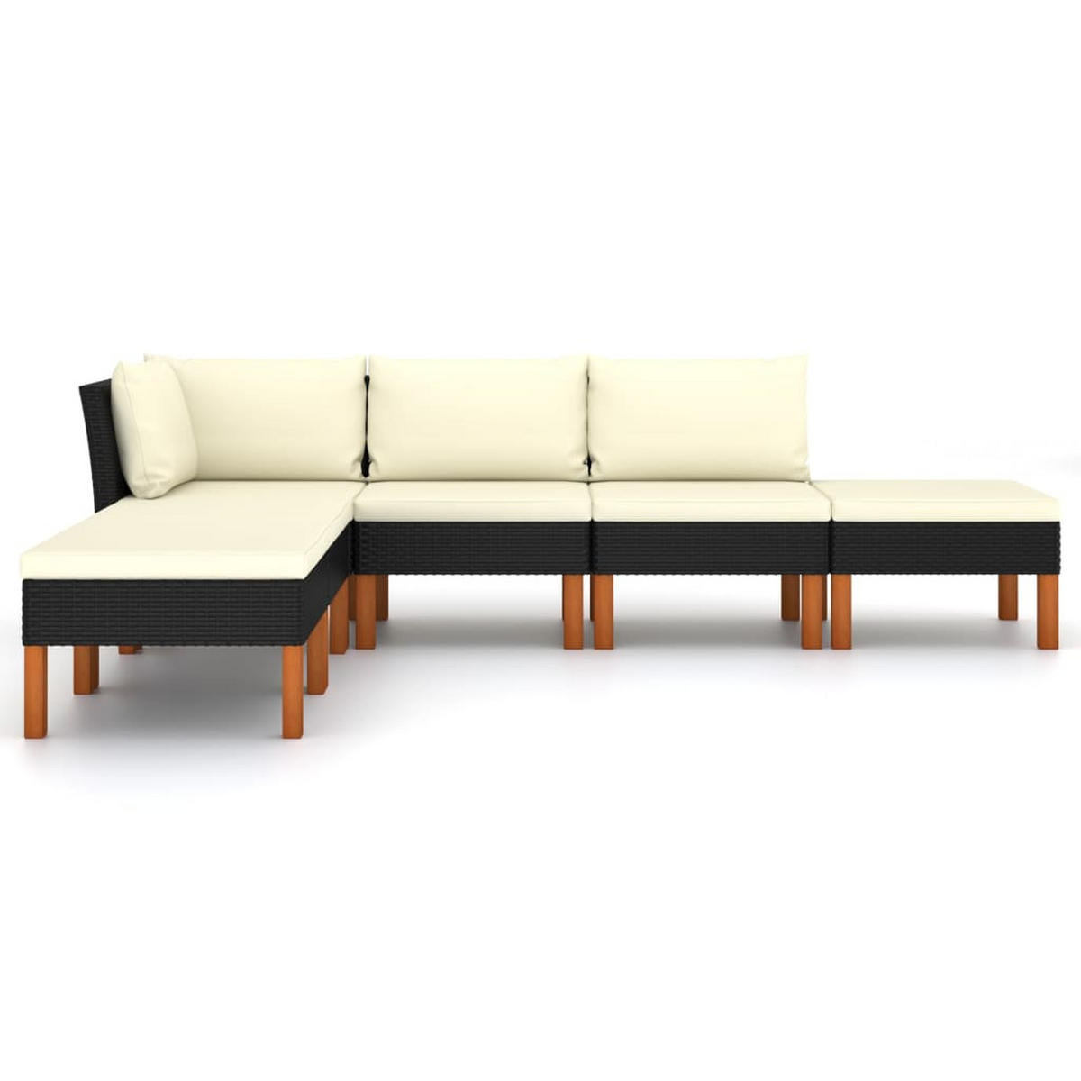 GARTENSET Redpath 6-teilig - Schwarz, Metall - Nettlife