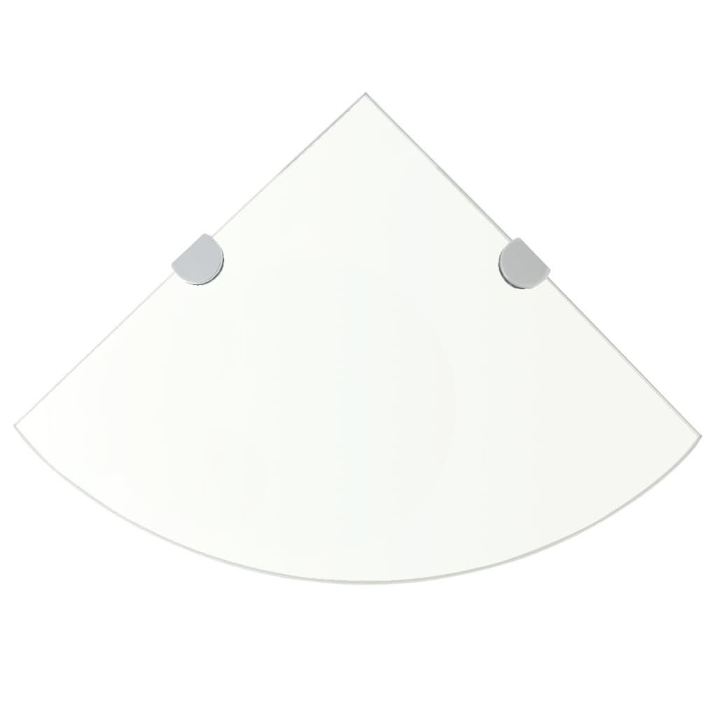 vidaXL Wandboard Transparent 35x0.8x35 cm