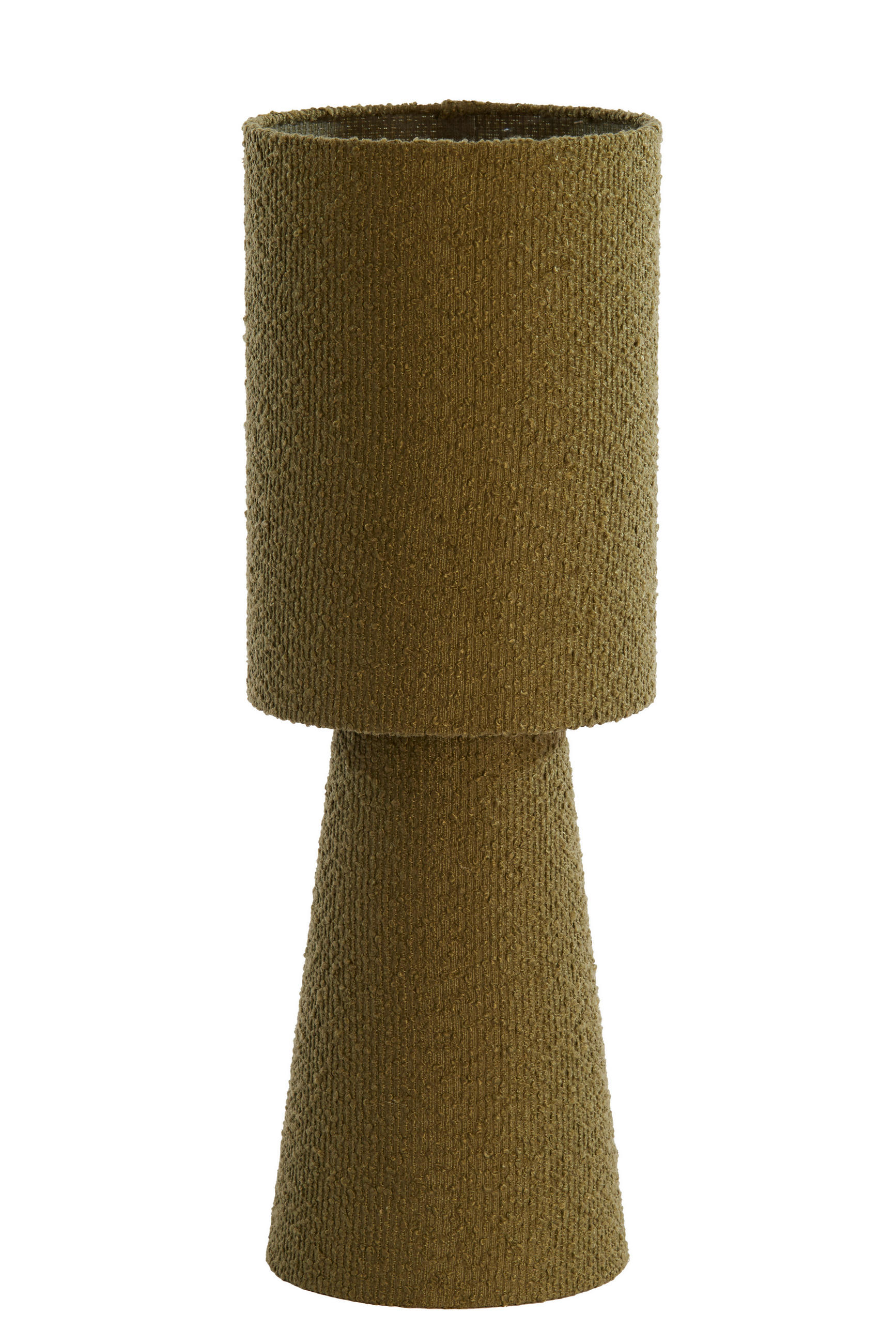 TISCHLAMPE Mikkel Grün Ø20/58 cm - Grün, Textil (20/20/57.5cm) - Light & Living