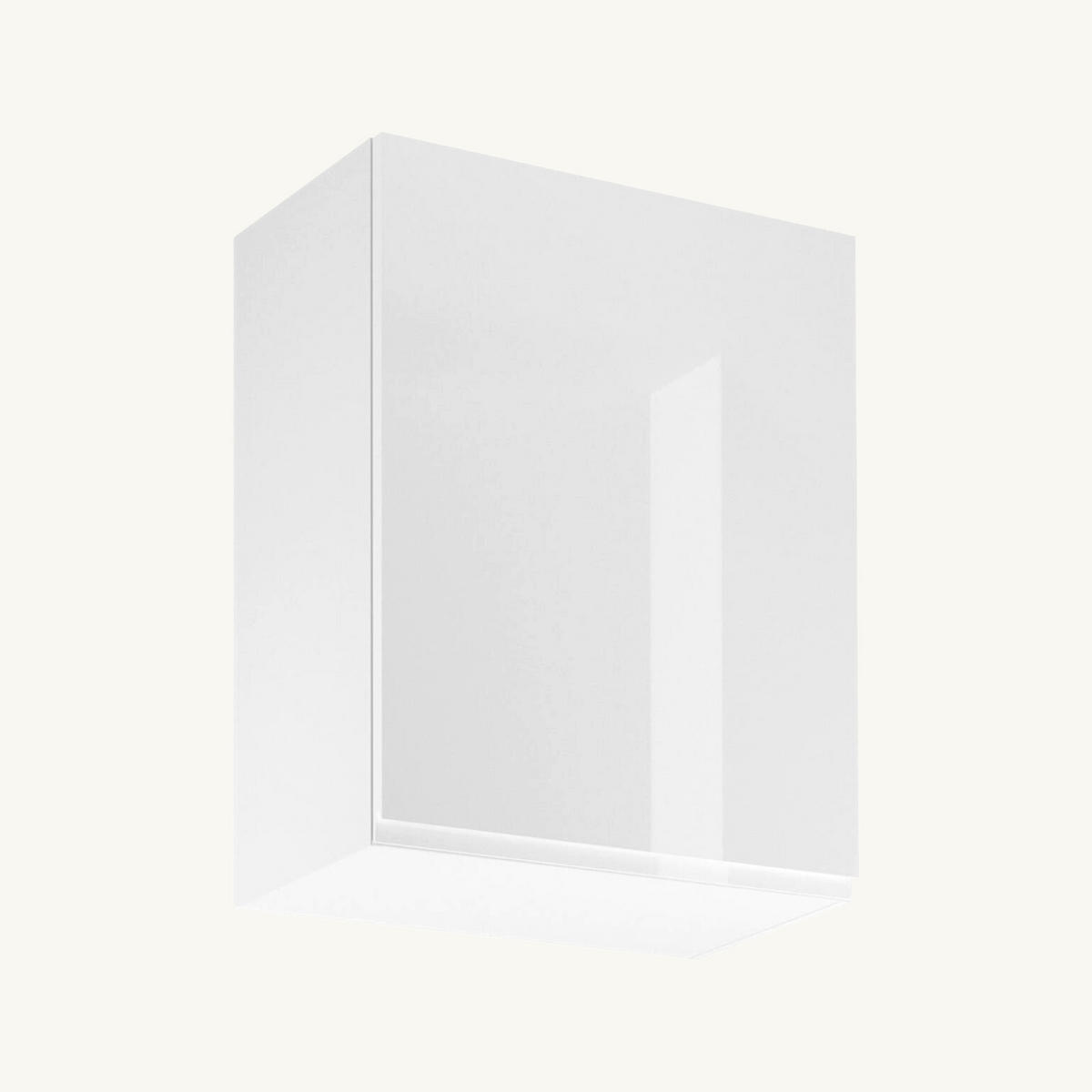 KÜCHENZEILE 300 cm Glanzia – KU-S01 – Grau / Weiß – Hochglanz - Grau, Holzwerkstoff (300/212/60cm)