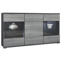 SIDEBOARD Bari Avola-Anthrazit - Anthrazit, Holzwerkstoff (138.5/75.5/35cm) - Vladon