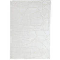 TEPPICH modern Flachgewebe BANQUISE Weiß 120 x 170 cm - Weiß, Textil (120/170cm) - Novatrend