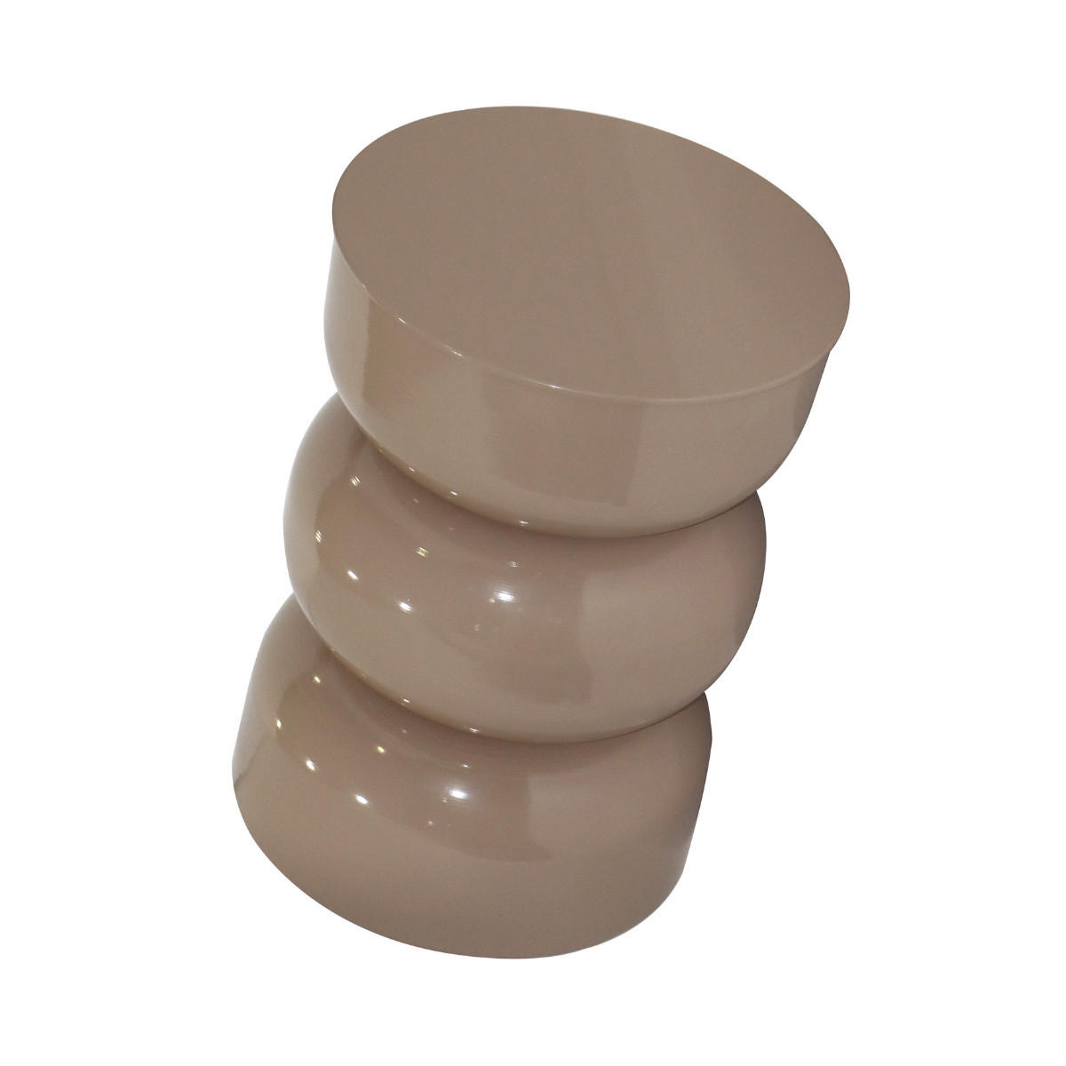 BEISTELLTISCH aus lackiertem Metall 36/50/36 cm - Kaschmir, Metall (41/36/50cm) - Calicosy
