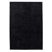 TEPPICH Kurzflor Uni Polypropylen Wohnzimmer Anthrazit Läufer 80x250 - Anthrazit, Textil (80/250cm) - KADIMA DESIGN