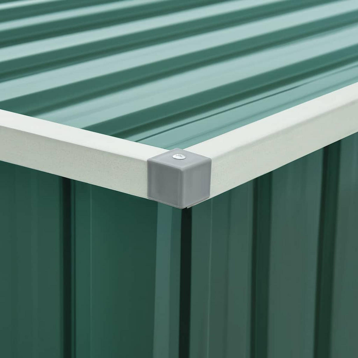 GARTENBOX Grün 171/99/93 Cm - Grün, Metall (171/93/99cm) - vidaXL