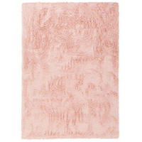 LUXUS SUPER SOFT FELLTEPPICH ASPEN MELIERT - Rosa, Textil (60/90cm) - Pergamon