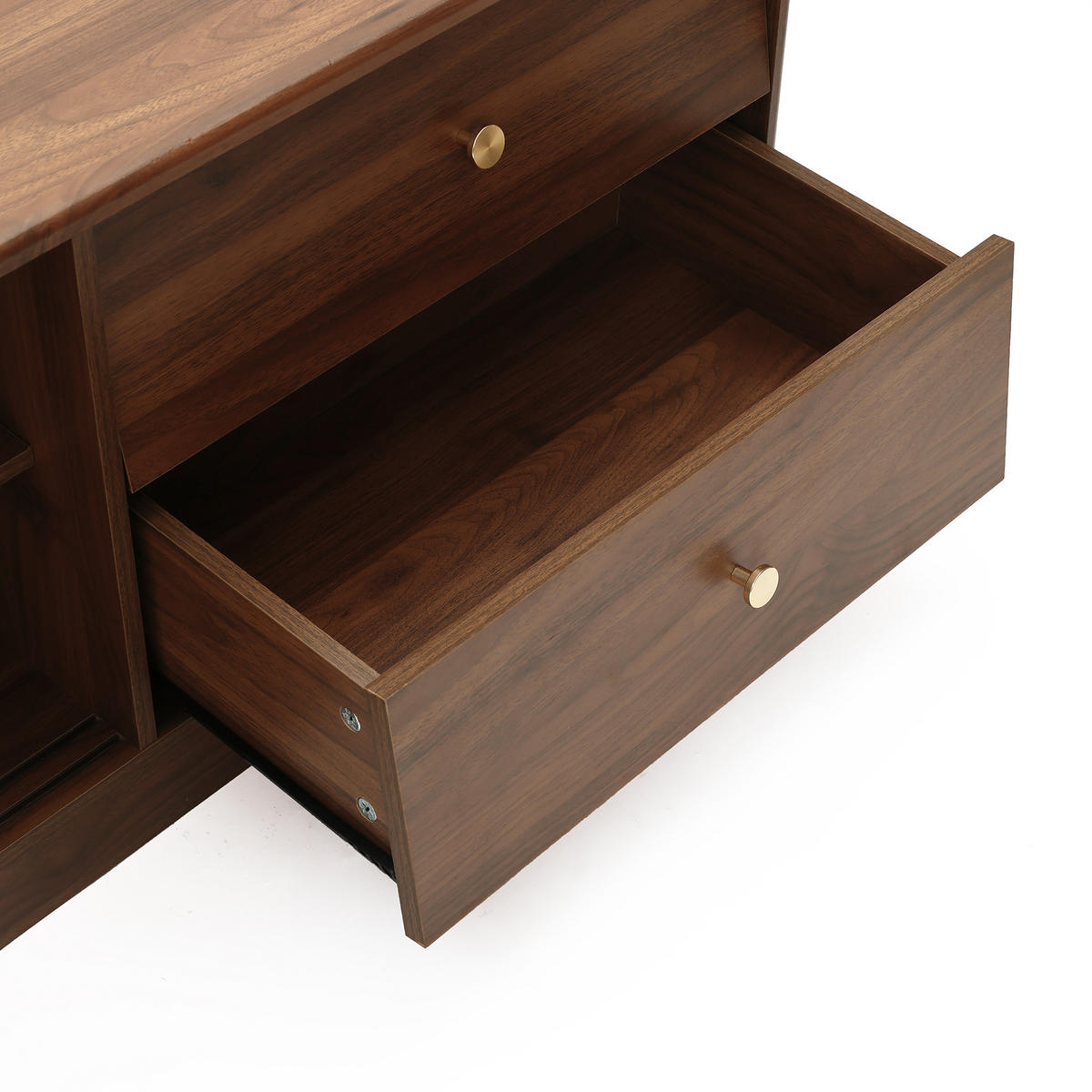 TV-SCHRANK, B160 x T40 x H45 cm - Braun, Holz (160/45/40cm) - Hometopia