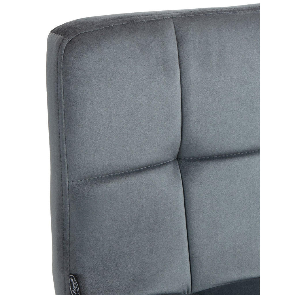 Thumbnail - CLP Barhocker, Dunkelgrau, Textil, 46x94x47 cm, Esszimmer, Barmöbel, Barhocker
