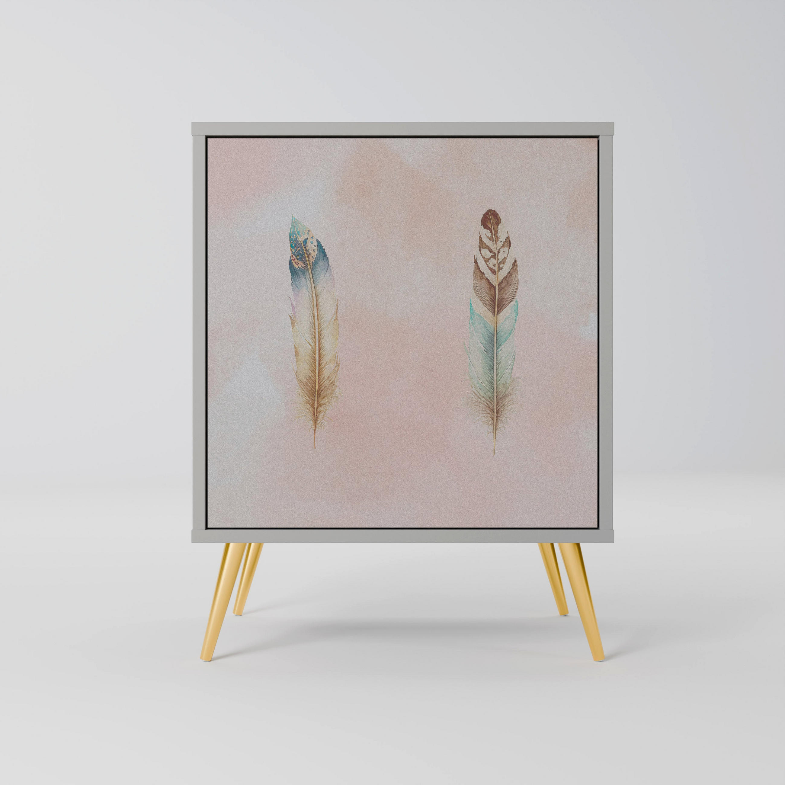 SpaceRebels Sideboard Grau 57.5x75.5x42 cm