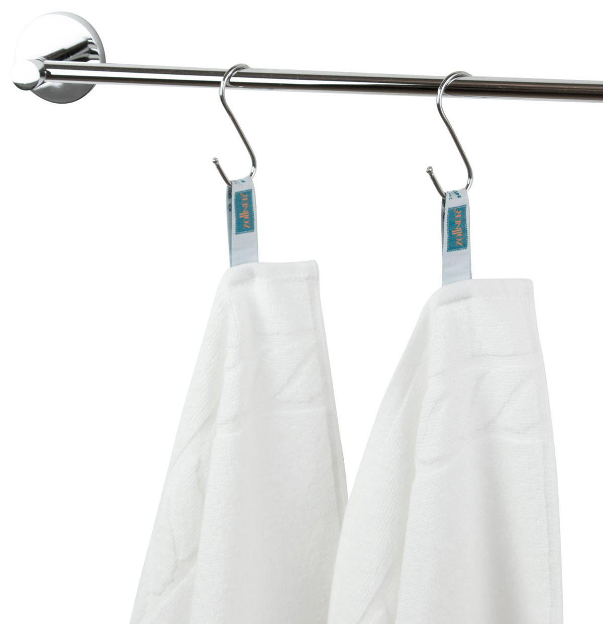 GÄSTETÜCHER, 10er-Set, 40x60 cm, 100% Baumwolle, Weiß - Weiß, Textil (40/60cm) - Zollner