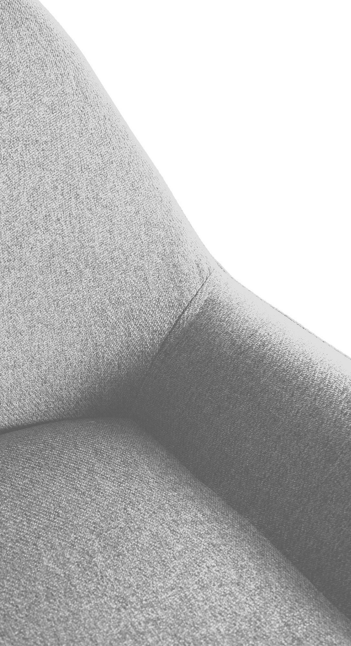 BARHOCKER Stoff grau - Goldfarben/Grau, Textil/Metall (51/89/52cm) - CLP