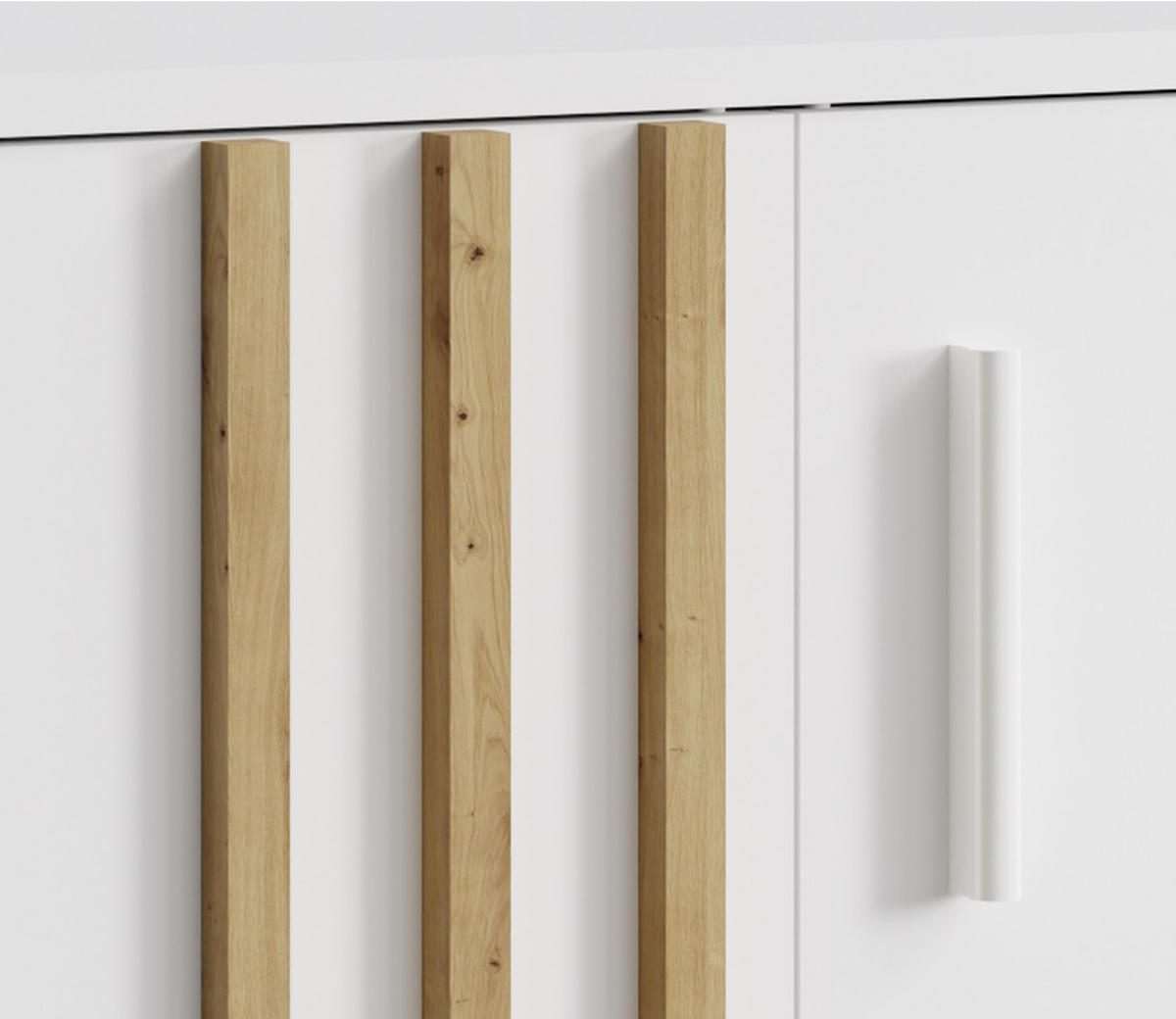 KOMMODE Weiß 60/73/35 - Weiß, Holzwerkstoff (60/73/35cm) - RAUMHIRSCH FURNITURE