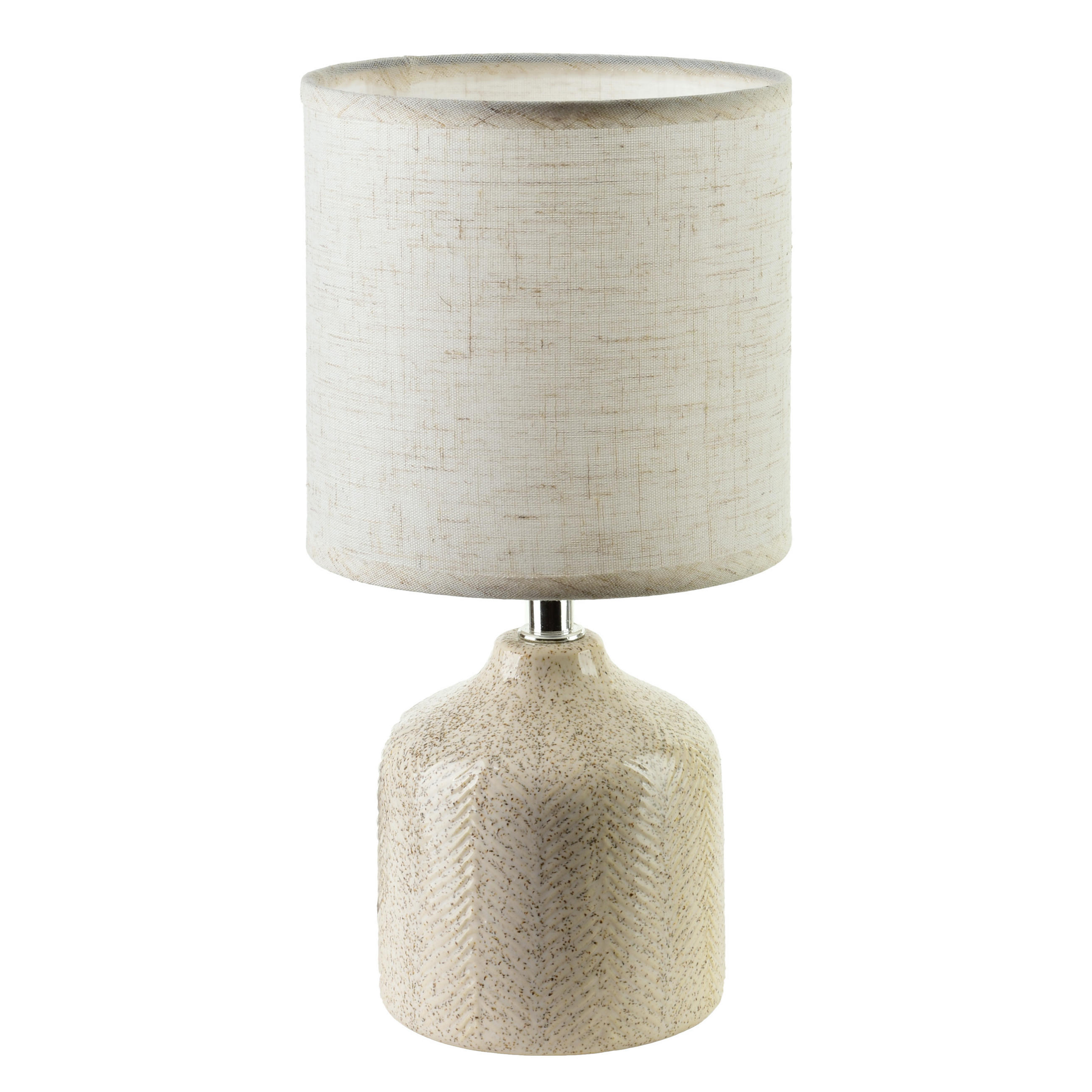 TISCHLAMPE Leti Beige 10/14/28.5 cm Keramik - Beige, Keramik (10/14/28.5cm) - Mondex