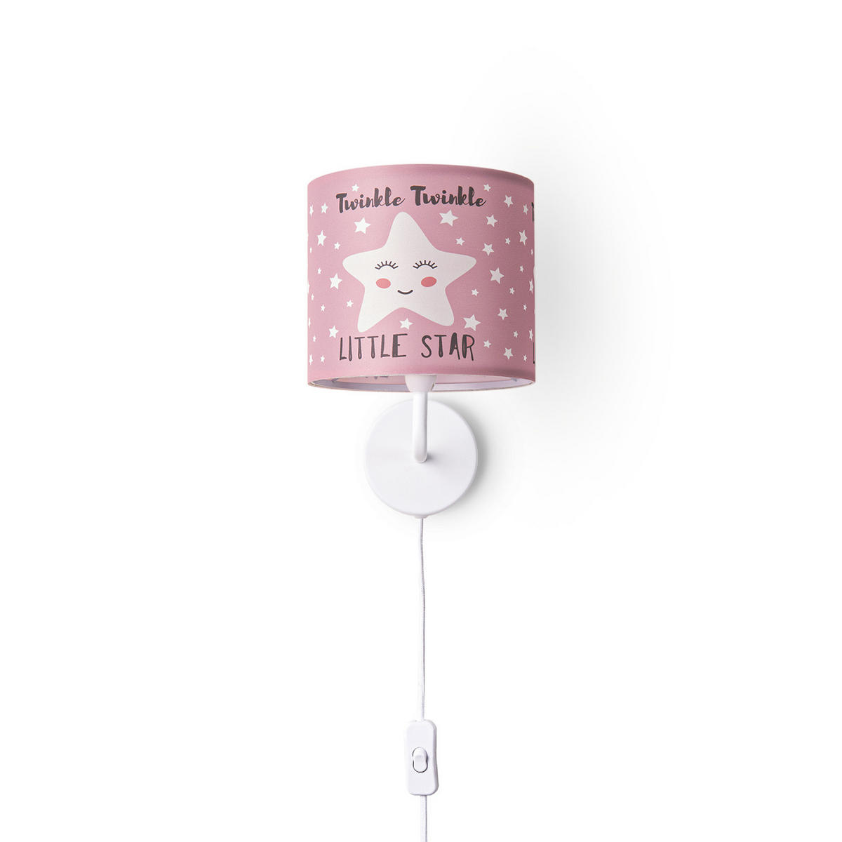 KINDERZIMMERLAMPE Luca Wl Ale 105 - Altrosa, Metall (18/26.9/20.9cm) - Paco Home