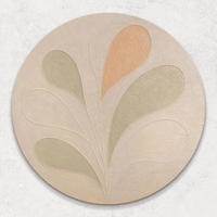 GEMÄLDE Zarte Muster auf Keilrahmen 70 cm - Beige, Holz (70/70cm) - YS-art gallery