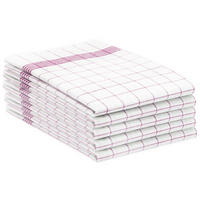 GESCHIRRTÜCHER, 5er-Set, 50x70 cm, 100% Baumwolle, Rot - Rot, Textil (50/70cm) - Zollner