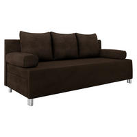 SCHLAFSOFA Dover Cord - Chromfarben/Nussbaumfarben, Holz/Kunststoff (192/86/80cm) - MIRJAN24