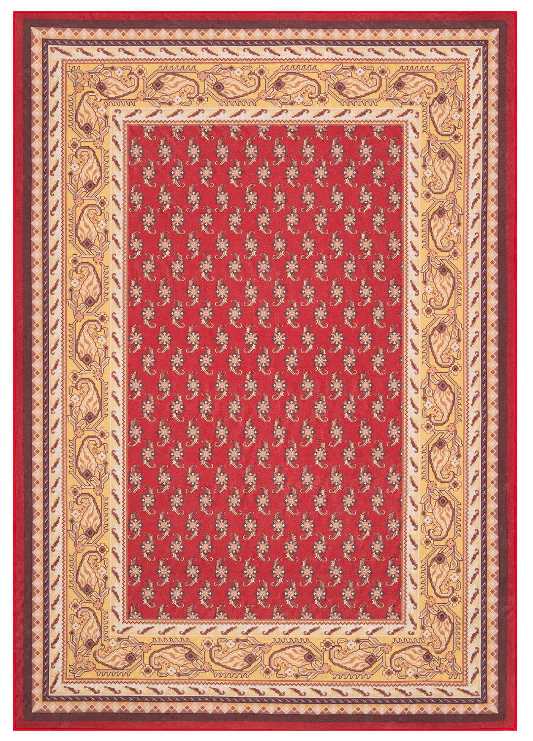 TEPPICH NORA Rot 100/200 cm - Rot, Textil (100/200cm) - Tapiso