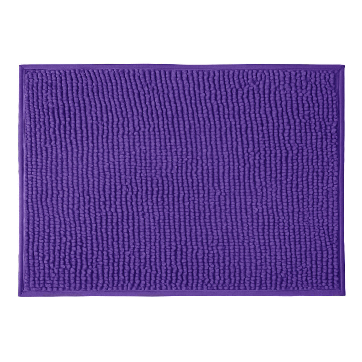 BADEMATTE Chenille 60x90cm Lila - Lila, Textil (90/60cm) - Bestlivings