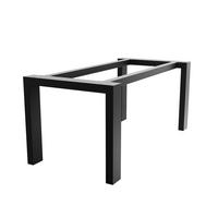 TISCHBEINE Etamin Extreme Schwarz Metall 200/80/72 cm - Schwarz, Metall (80/72/200cm) - Metalo Pro