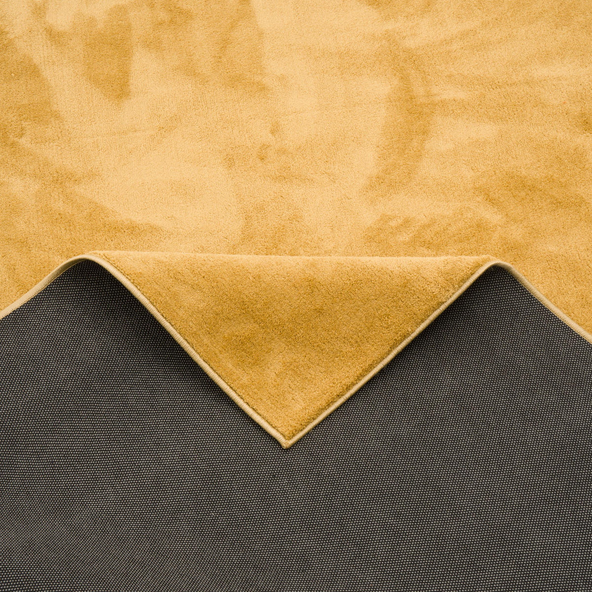HOCHFLOR LANGFLOR TEPPICH SUPER SOFT MELIA - Currygelb, Textil (120/170cm) - Pergamon