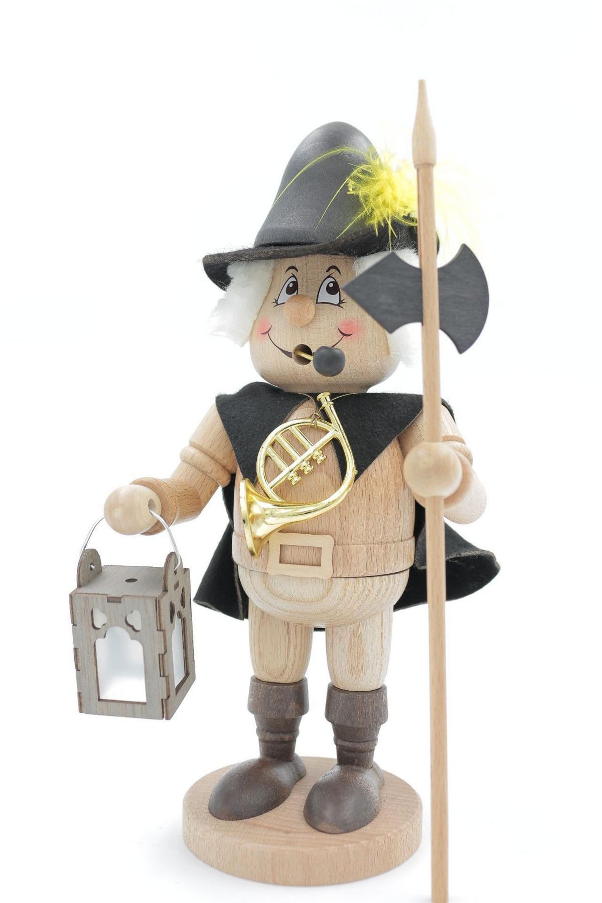 RAUCHFIGUR Wichtel Nachtwächter 23 cm - Multicolor, Holz (11/25/0.1cm)