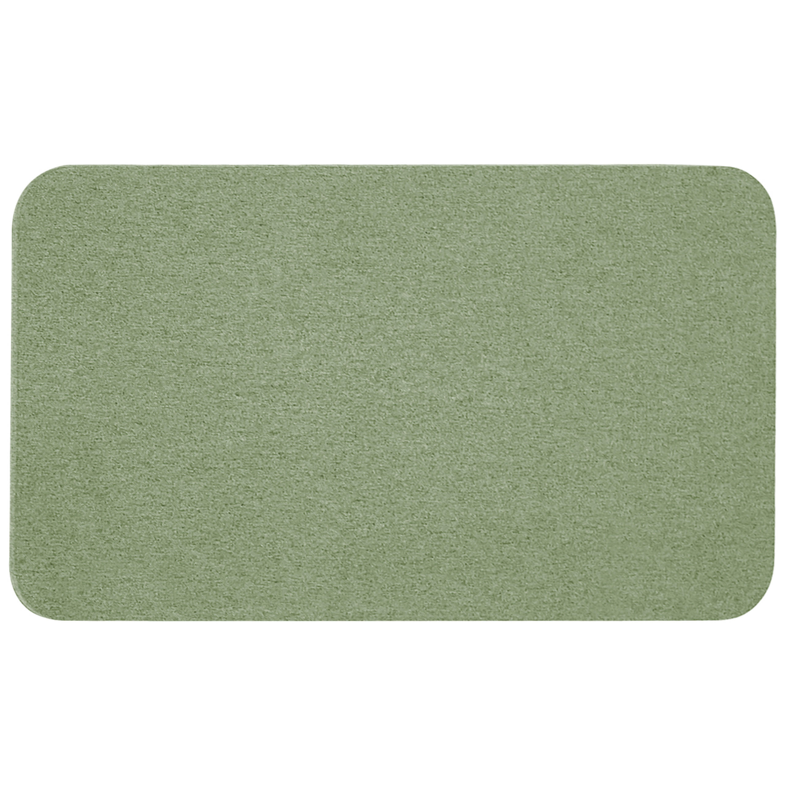 SCHREIBTISCHTRENNWAND 80 x 40 cm Hellgrün Wally - Grün, Textil (80/40/2cm) - Beliani