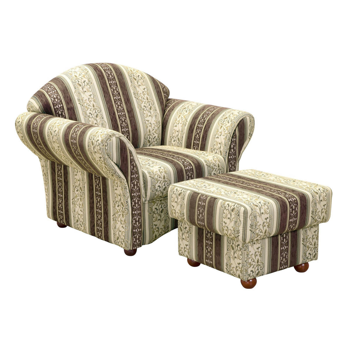 HOCKER Kama Chenille braun - Braun, Kunststoff (54/44/54cm) - 58aufmkessel