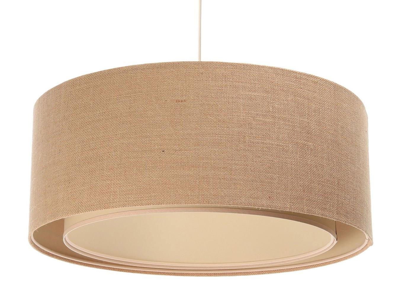 HÄNGELEUCHTE Beige 50/20 cm - Beige, Kunststoff (50/1/20cm) - ONZENO