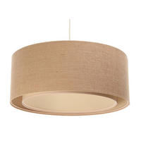 HÄNGELEUCHTE Beige 50/20 cm - Beige, Kunststoff (50/1/20cm) - ONZENO